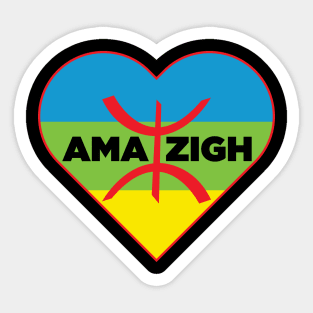 Amazigh Flag, Berber Flag Sticker